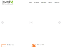 Tablet Screenshot of level6marketing.com